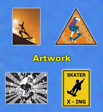 Skateboarding Wall Art and Artwork