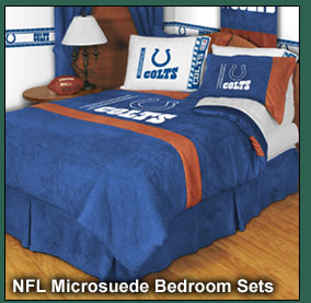 NFL Microsuede Bedroom Sets