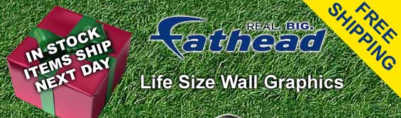 Fathead Life Size Wall Graphics Free Shipping