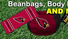 Arizona Cardinals Beanbags, Body Pillows, Bedrests and More