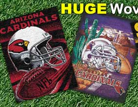 Arizona Cardinals Huge Tapestries and Woven Throws