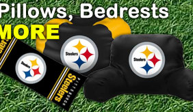 Pittsburgh Steelers Beanbags, Body Pillows, Bedrests and More