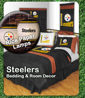 Pittsburgh Steelers Bedding and Room Decor