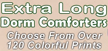 Extra Long Dorm Comforters Choose From Over 120 Colorful Prints