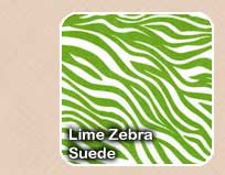 Lime Suede Zebra