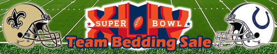 Super Bowl XLIV Team Bedding Sale