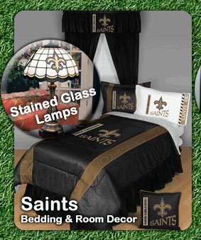 New Orleans Saints Bedding and Room Decor