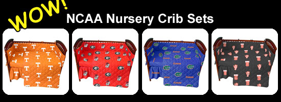 NCAA Nursery Crib Sets