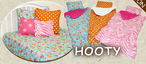 Hooty Owls 100 Percent Cotton Bedding Sleeping Bags and Accessories