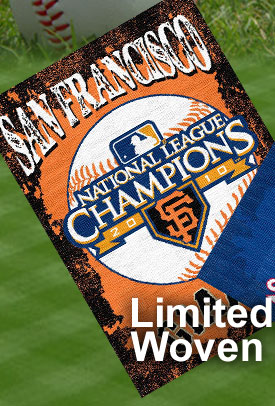 San Francisco Giants NLCS 2010 Champions Limited Edition Woven Throw