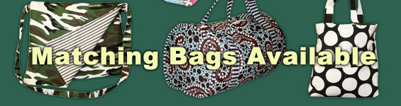 Matching 100% Cotton Bags