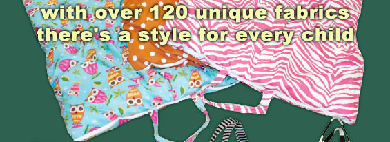 With over 120 unique fabrics theres a style for every child