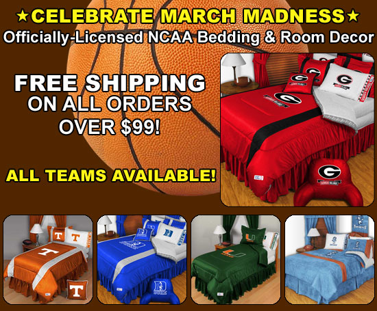 NCAA Bedding & Accessories