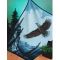Eagles Watch Fleece Decorative Scenic Blankets