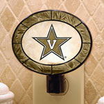 Vanderbilt Commodores NCAA College Art Glass Nightlight