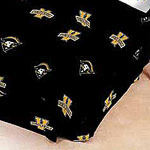 Vanderbilt Commodores 100% Cotton Sateen Twin Bed Skirt - Black