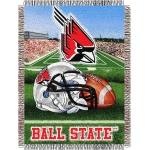 Ball State Cardinals NCAA College "Home Field Advantage" 48"x 60" Tapestry Throw