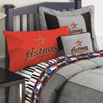 Houston Astros Red Pillow Case