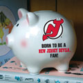 New Jersey Devils NHL Ceramic Piggy Bank