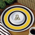 Appalachian State NCAA College 14" Round Melamine Chip and Dip Bowl