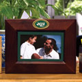 New York Jets NFL 8" x 10" Brown Horizontal Picture Frame
