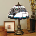 Florida Marlins MLB Stained Glass Tiffany Table Lamp