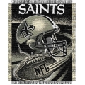 New Orleans Saints NFL "Spiral" 48" x 60" Triple Woven Jacquard Throw