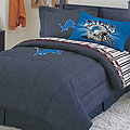 Detroit Lions NFL Team Denim Twin Comforter / Sheet Set