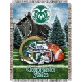 Colorado State Rams NCAA College "Home Field Advantage" 48"x 60" Tapestry Throw