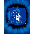 Duke Blue Devils College "Tie Dye" 60" x 80" Super Plush Throw