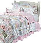 Summer Cottage Patchwork Brick Quilt