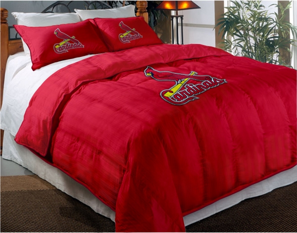 St Louis Cardinals Mlb Twin Chenille Embroidered Comforter