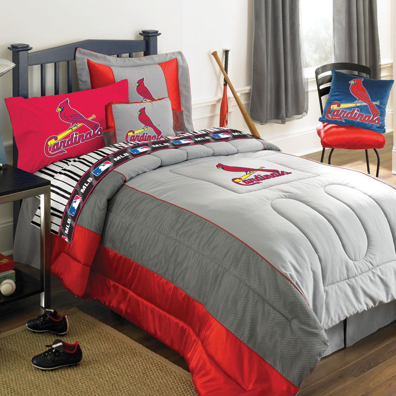 Louisville Cardinals Slanted Stripe 4-Piece Twin Bed Set - Yahoo Shopping