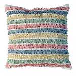 14" Rouched Ribbon Throw Pillow