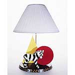 Serenghetti Handpainted Lamp and Shade