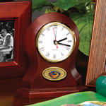 Atlanta Thrashers NHL Brown Desk Clock