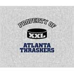 Atlanta Thrashers 58" x 48" "Property Of" Blanket / Throw