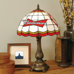 Budweiser Anheuser-Busch Stained Glass Tiffany Table Lamp