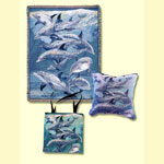 Guy Harvey Bottlenose Dolphins Throw Blanket