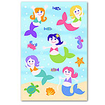 Olive Kids Mermaids Unframed Art Print