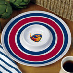 Atlanta Thrashers NHL 14" Round Melamine Chip and Dip Bowl