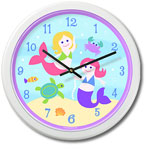 Olive Kids Mermaids Clock