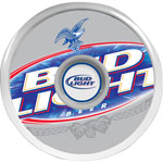 Bud Light Anheuser-Busch 14" Round Melamine Chip and Dip Tray