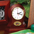 Atlanta Thrashers NHL Brown Desk Clock