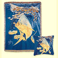 Guy Harvey Bullnose Dolphins Throw Blanket