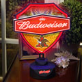 Budweiser Anheuser-Busch Neon Shield Table Lamp