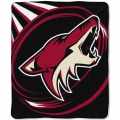 Phoenix Coyotes NHL "Puck" 50" x 60" Super Plush Throw